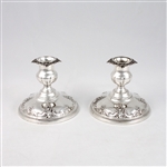 Wallace Grande Baroque Sterling Candlestick Pair at The Sterling Shop