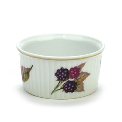 Evesham Gold Mini Ramekin Bowl Porcelain Royal Worcester Fruit Gold Trim 3-1/4"b 