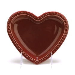 Longaberger Woven Traditions Pottery Heart Dish